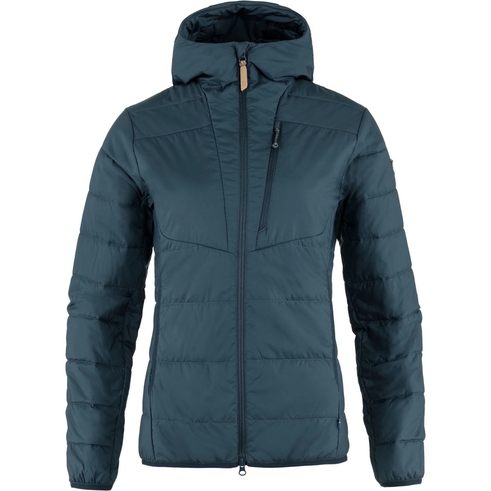 Fjallraven Women's Keb Padded Hoodie (LG/Mountain Blue)